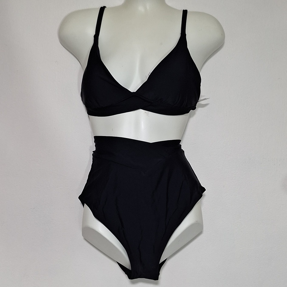 Ewedoos Black Bikini Set High Waist